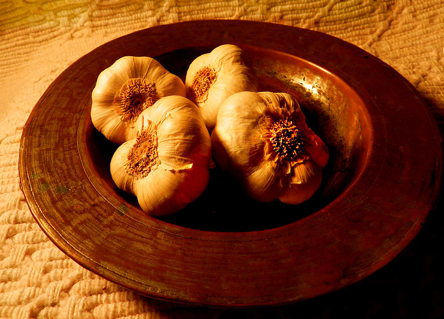 Garlic In Copper Photograph