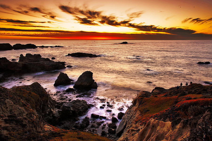 Garrapata Sunset by Clair Waagen  Photograph by California Coastal Commission