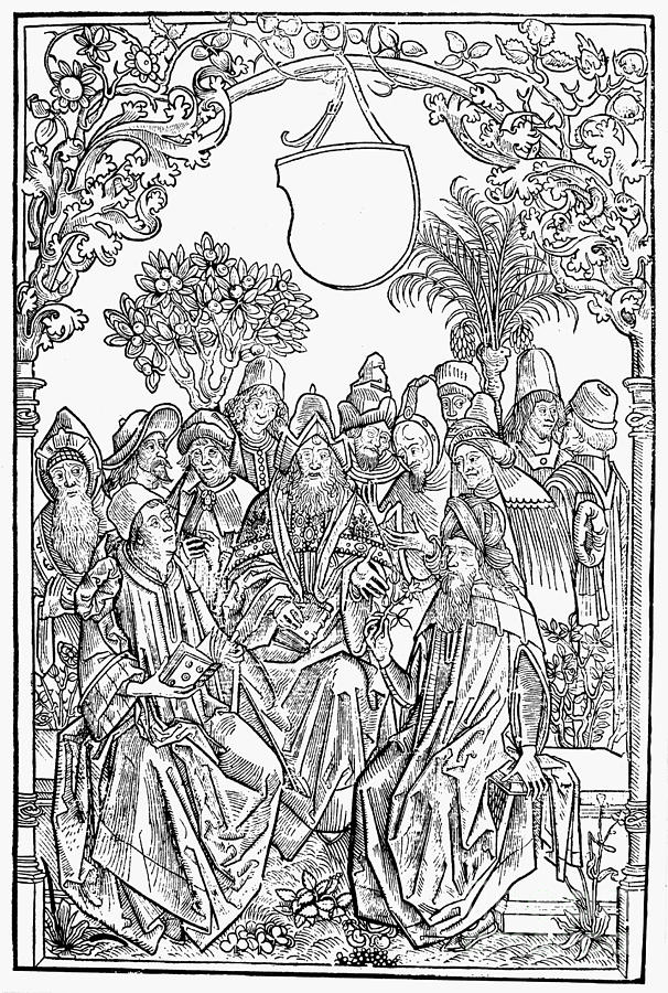 Gart Der Gesuntheit, 1485 Photograph by Granger