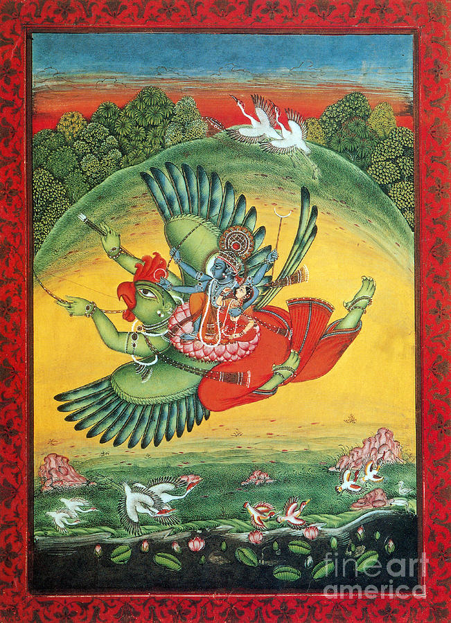 Garuda, The Vahana Of Lord Vishnu Photograph by Photo Researchers