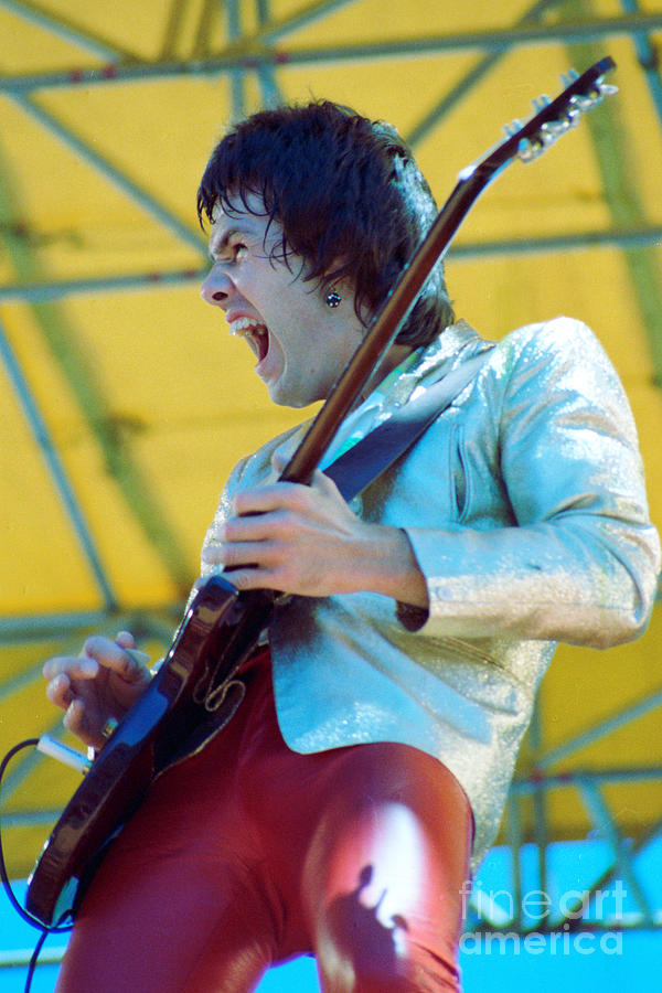 Gary Moore of Thin Lizzy - Day on the Green 7-4-79 Personal Color Photo Photograph by Daniel Larsen
