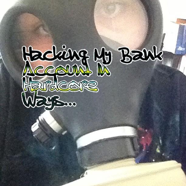 Revolution Photograph - #gas #mask #gasmask #hacking #bank by LeeLee Atkins