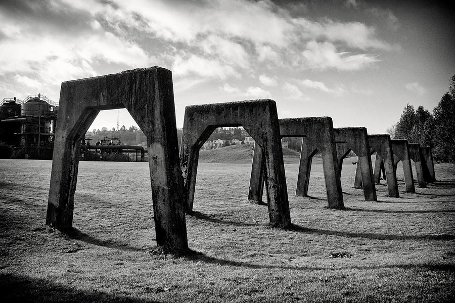 Seattle Photograph - Gas Works Park Arches by Tanya Harrison