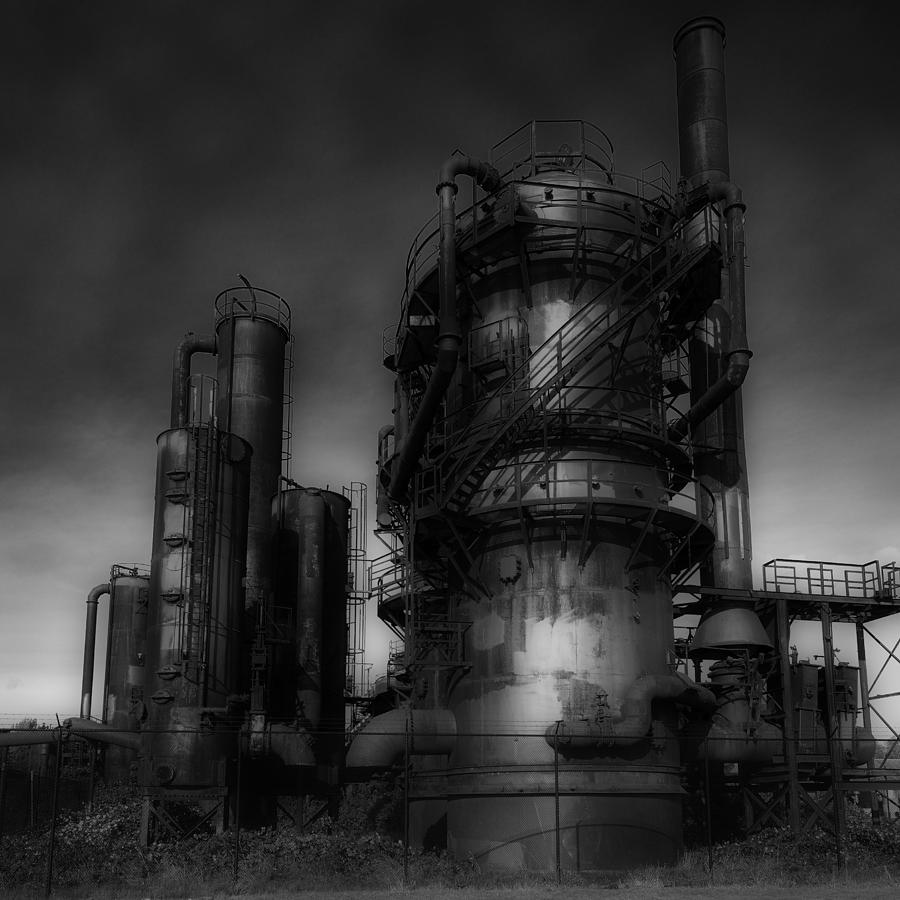 Steampunk Photograph - Gas Works Park by Gary Silverstein Steampunk Photograph - Gas Works Park by Gary Silverstein