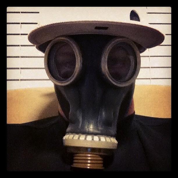 Gasmask Photograph - #gasmask #gasmasklove #gasmaskgang by Kevin Finn