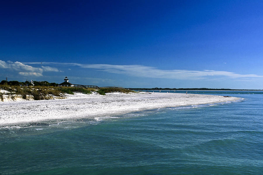 Gasparilla Island and Lighthouse Photograph by Sally Weigand