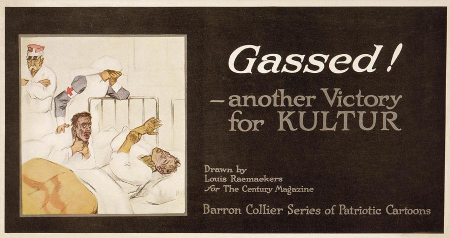 Gassed! World War I Cartoon Photograph by Library Of Congress
