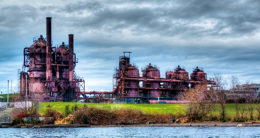 Gasworks Park in Seattle Washington Photograph by David Patterson