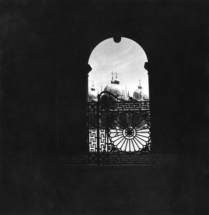 Gate By Piazza San Marco Photograph by Horst P Horst