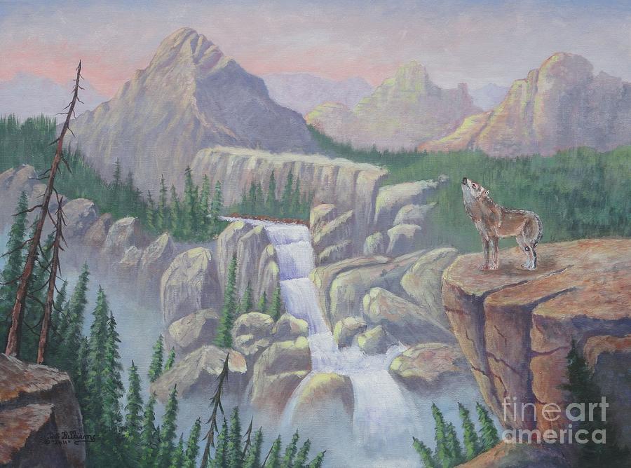 Gate Keeper of the Canyon Painting by Bob Williams
