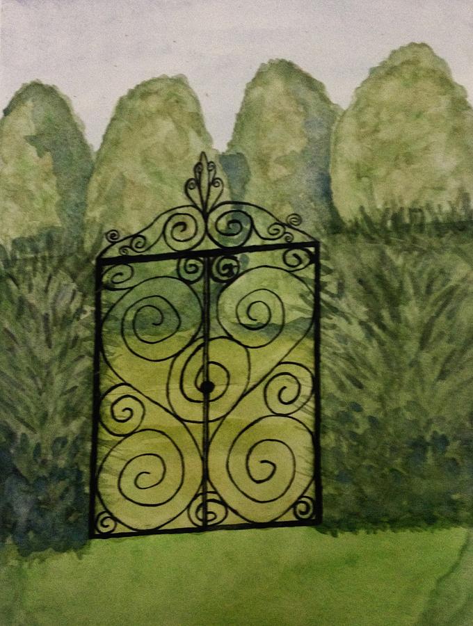 Gated Garden Painting