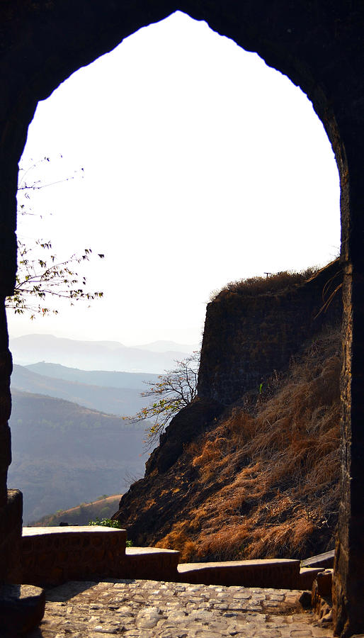 Mountain Photograph - Gates of History by Dhanya Mankulam
