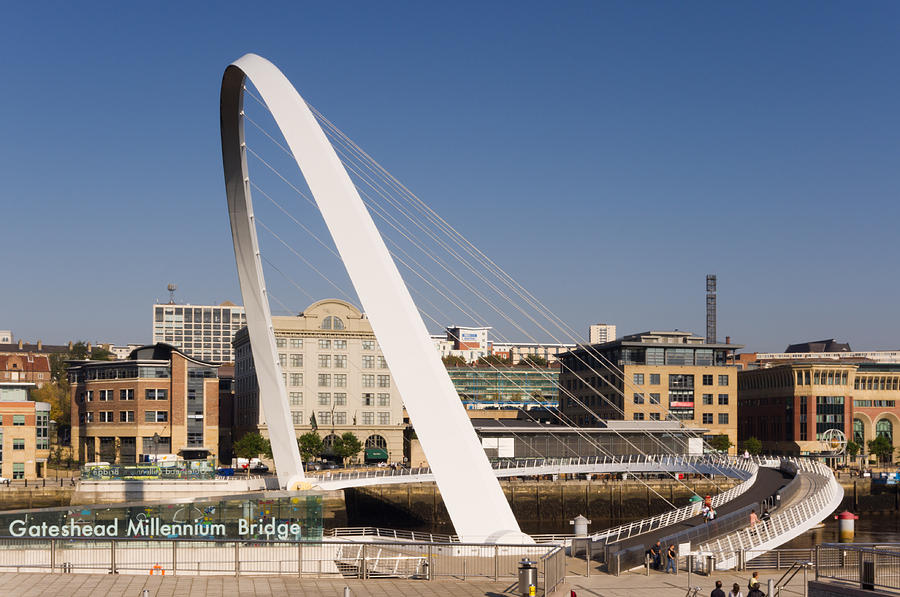 Gateshead Millennium Bridge Photograph by David Head - Fine Art America