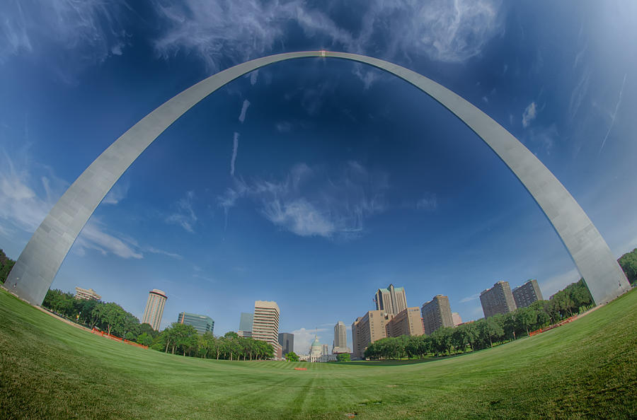 Gateway Arch In St Louis Missouri  Photograph by Alex Grichenko