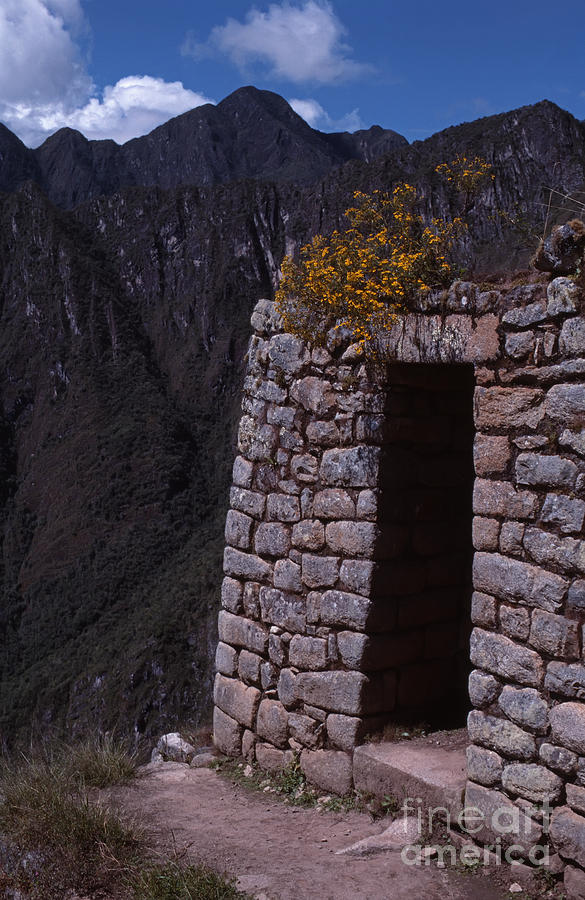 Gateway At Machu Picchu Photograph by J L Woody Wooden