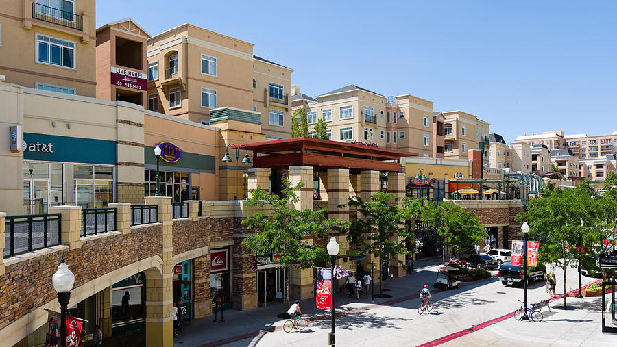 Gateway Shopping Center, Downtown Salt Photograph by Panoramic Images ...