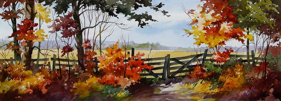 Gateway To Fall Painting by Art Scholz