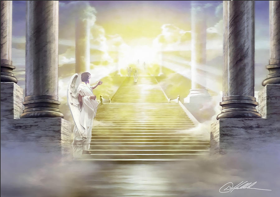 Easter Painting - Gateway to Heaven by Danny Hahlbohm