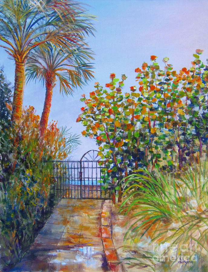 Beach Painting - Gateway to Paradise by Lou Ann Bagnall