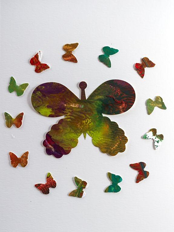 Gathering of the Butterflies Mixed Media by Paula Sche-Baldwin | Fine ...