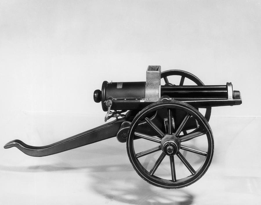 Gatling Gun Photograph by Smithsonian Institution