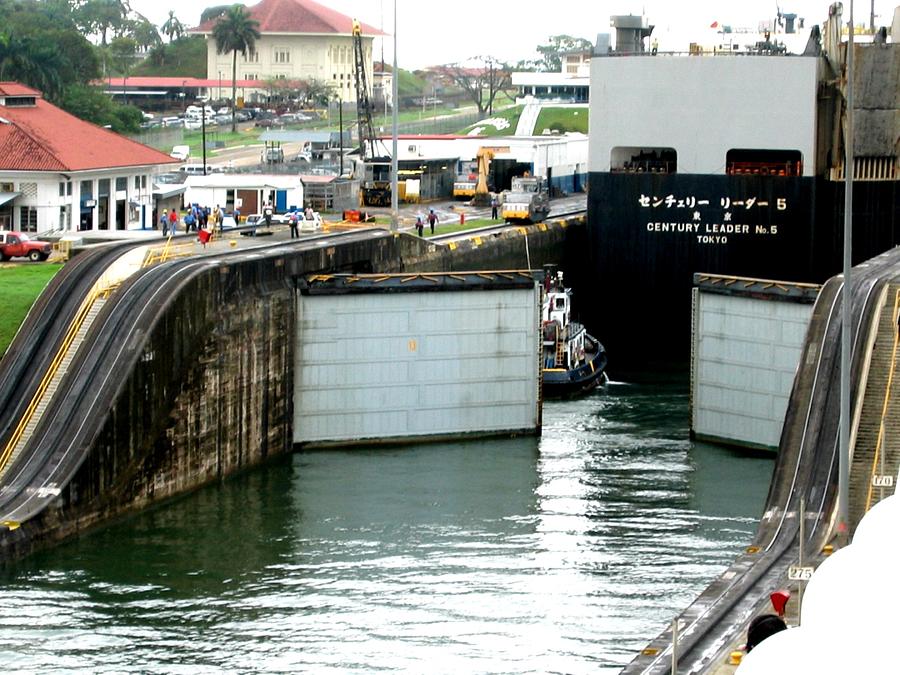 Gatun Lock Panama Canal Photograph by Jay Milo
