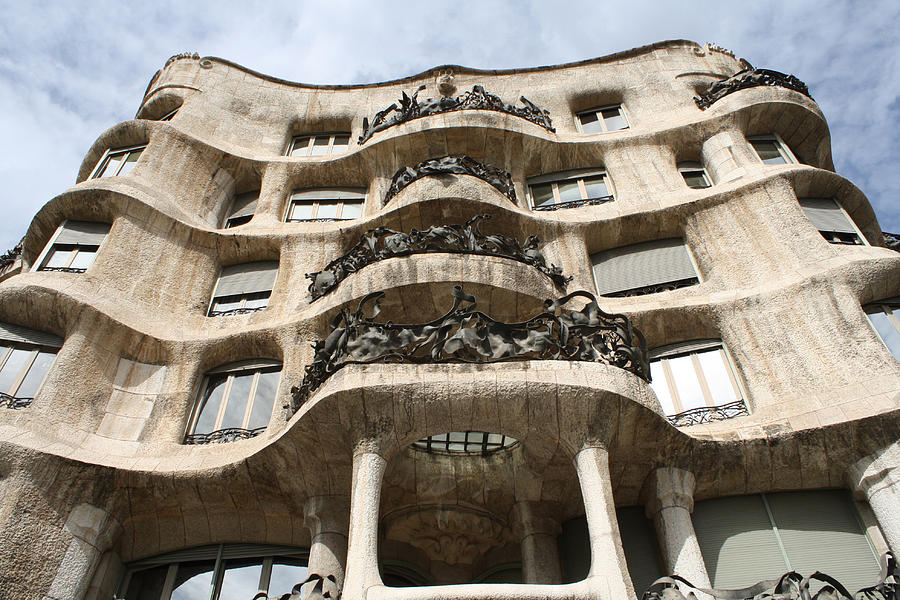 Architecture Photograph - Gaudi Architecture Barcelona Spain by Bridget Brummel