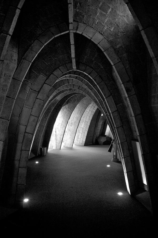 Gaudi Photograph - Gaudi Interior by Michael Underhill Gaudi Photograph - Gaudi Interior by Michael Underhill
