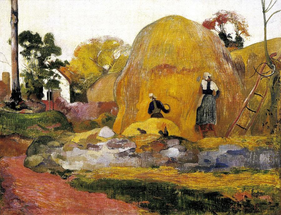 Gauguin, Paul 1848-1903. Yellow Photograph by Everett