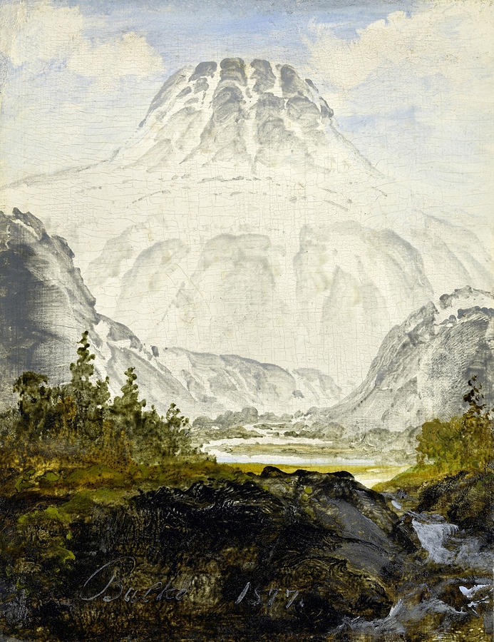Gausta Peak Painting by Celestial Images