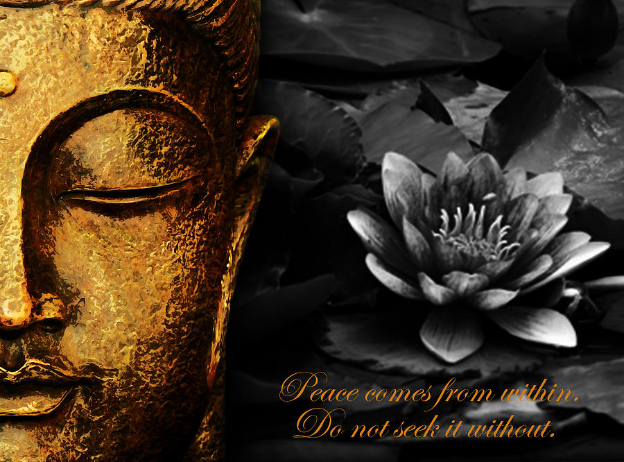 Gautama Buddha Digital Art By Amrita Das - Fine Art America