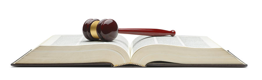 Gavel on Law Book Photograph by Dny59