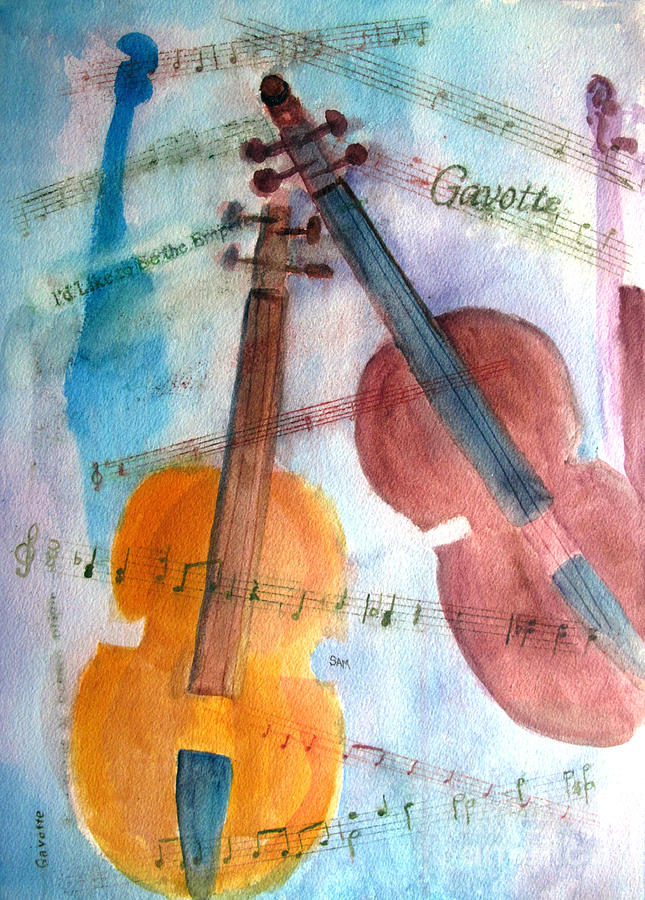 Gavotte Painting by Sandy McIntire