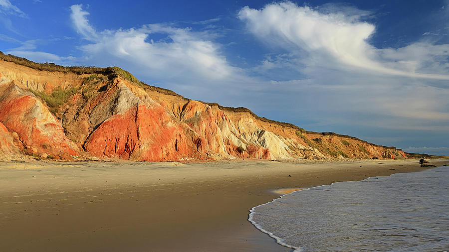 Nature Photograph - Gay Head Cliffs On Marthas Vineyard by Katherine Gendreau Photography