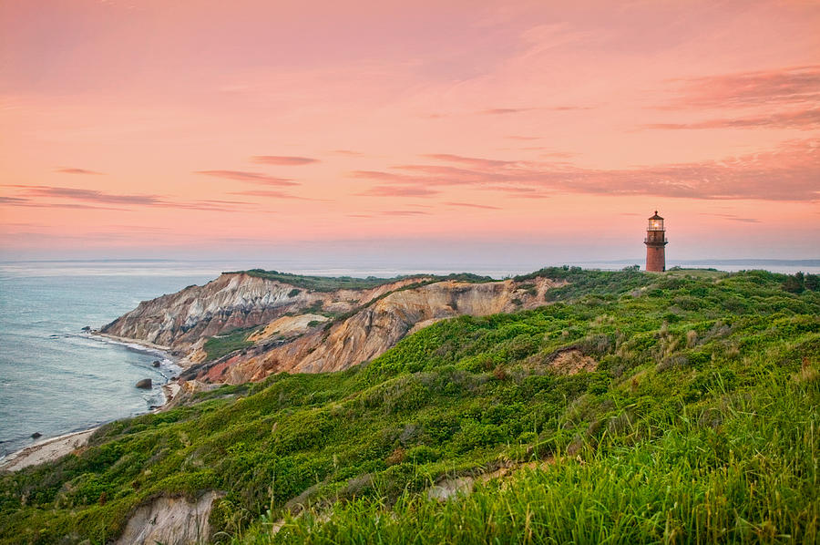 Gay Head Lighthouse on Marthas Vineyard Photograph by William Britten ...