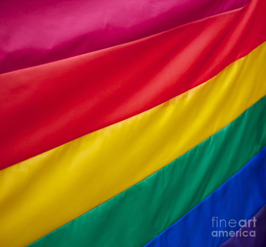 Gay Pride Flag Photograph by Amazing Jules