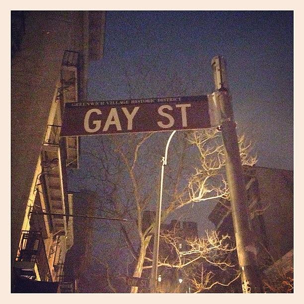 Manhattan Photograph - #gaystreet #manhattan #thevillage by Oscar Lopez