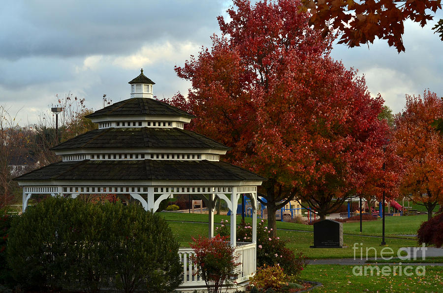 Gazebo In The Park Photograph by Judy Wolinsky