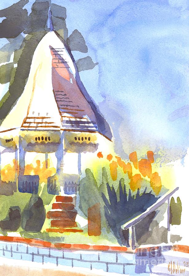 Gazebo on the City Square Painting by Kip DeVore
