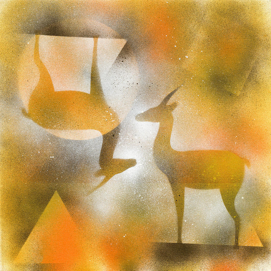 Gazelles Painting