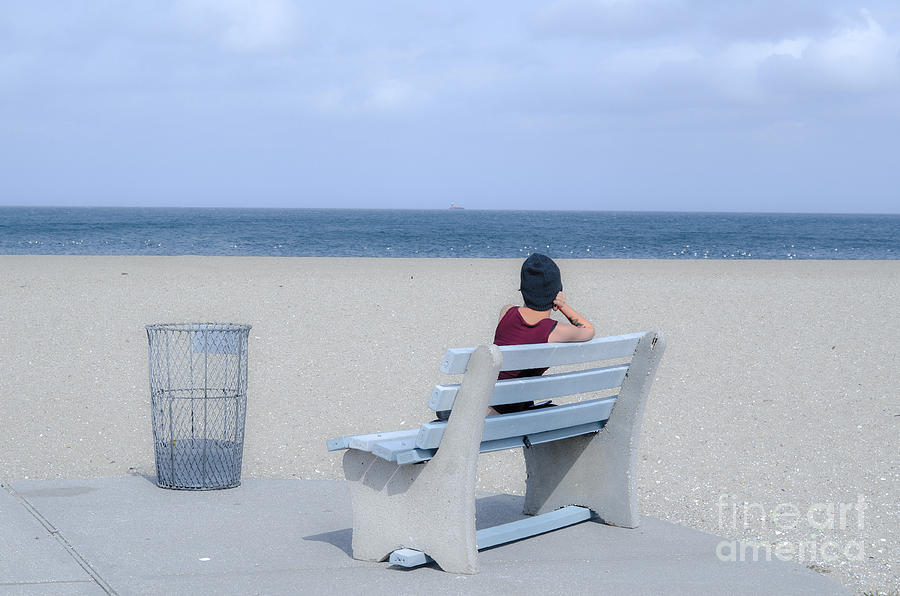 Gazing - Short Beach Long Island Photograph by Amy Fearn