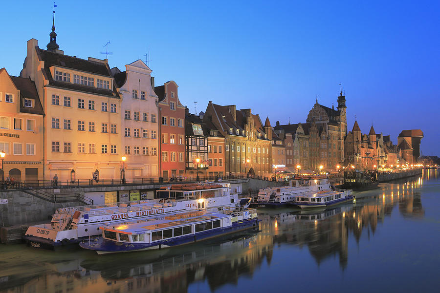 Gdansk In The Evening Poland Photograph