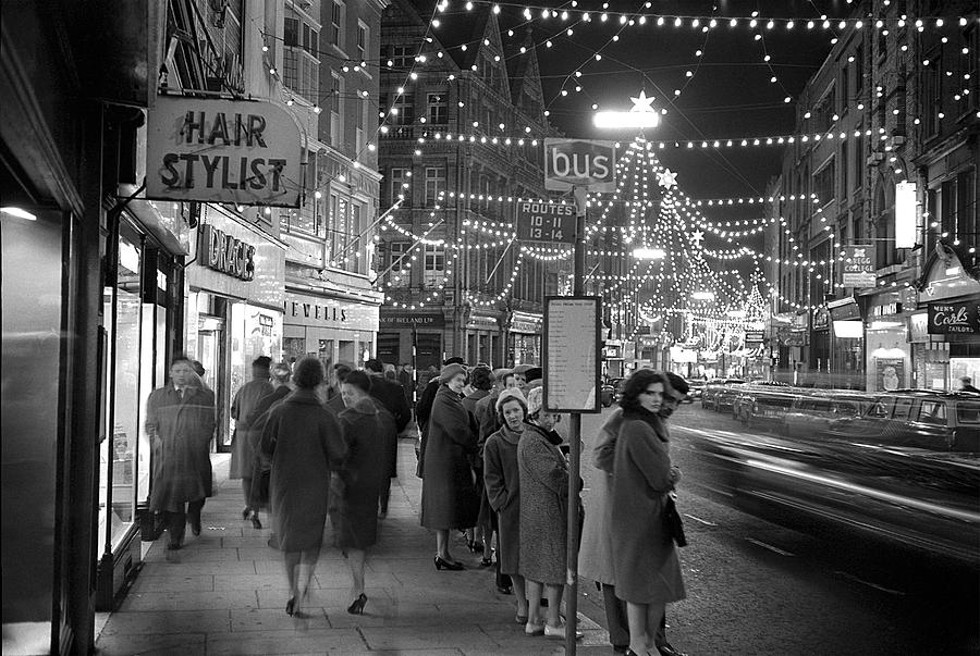 Grafton Street Dublin at Christmas Photograph by Irish Photo Archive ...