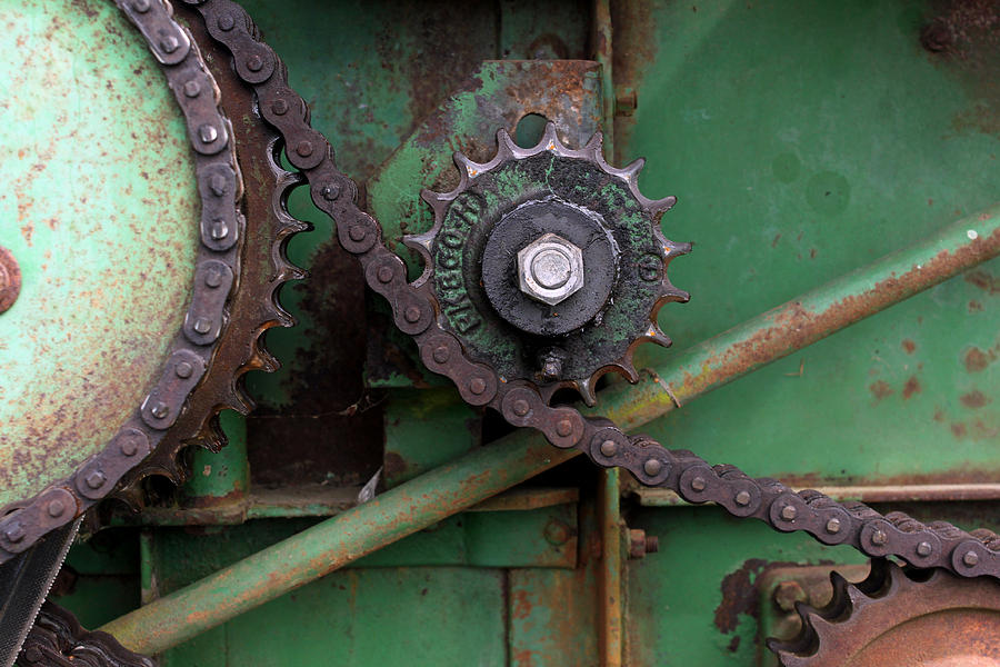 Gears and Chain Photograph by Kami McKeon