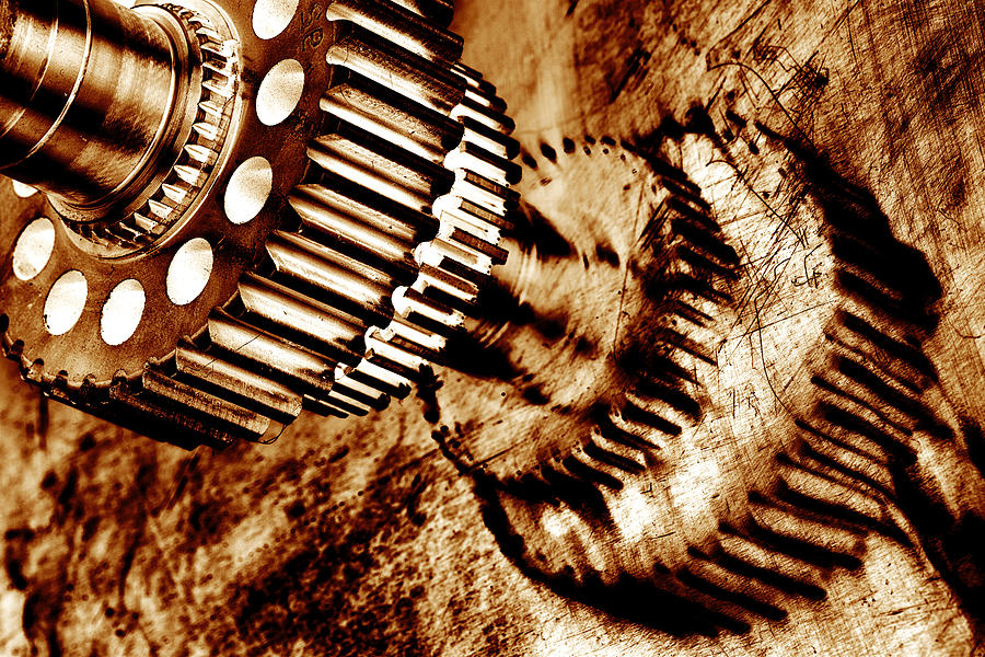 Gears And Cogwheel Photograph by Christian Lagereek
