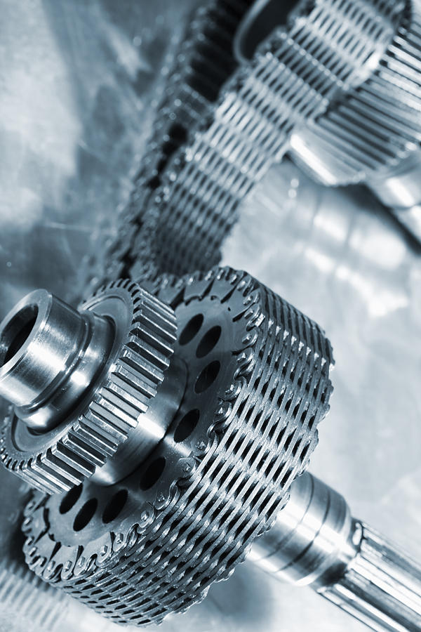 Gears Axle Powered By Timing Chain Photograph by Christian Lagereek