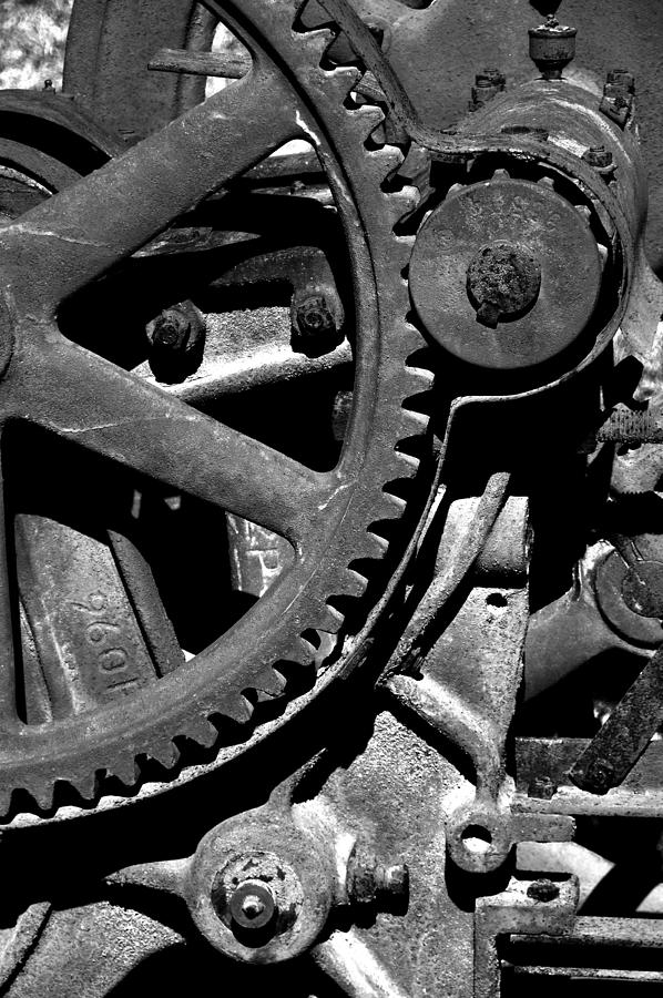 Gears Photograph by Larry Bohlin