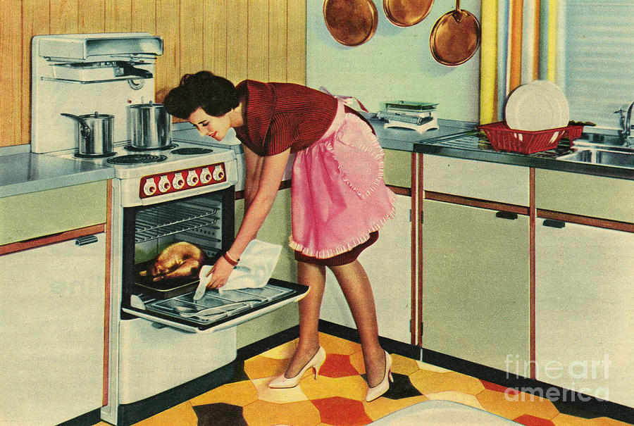 Appliance Drawing - Gec 1960 1960s Uk Housewives Housewife by The Advertising Archives