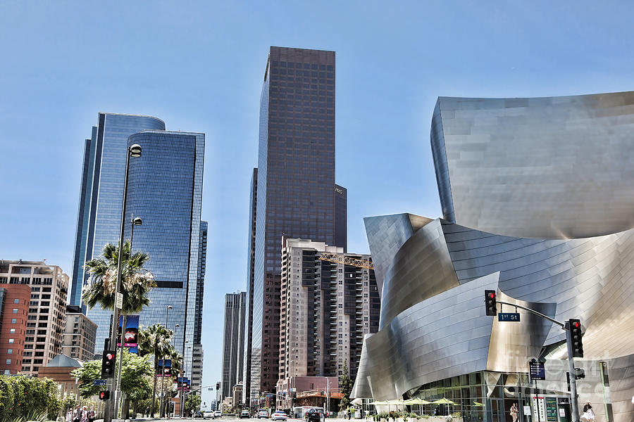 Gehry Los Angeles Photograph by Chuck Kuhn