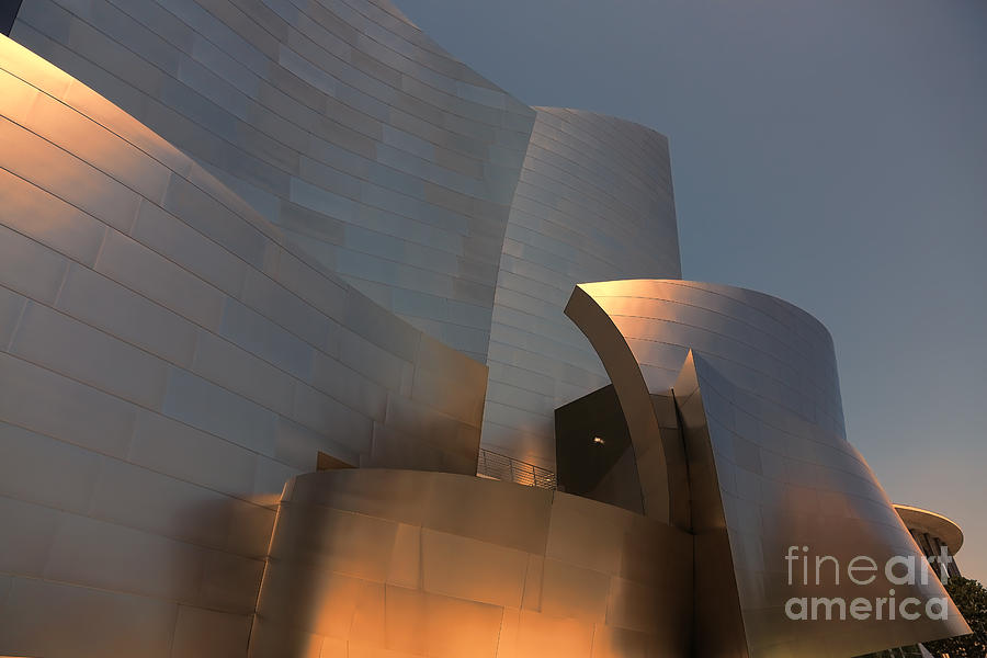 Architecture Photograph - Gehry Tones Architecture Los Angeles  California  by Chuck Kuhn